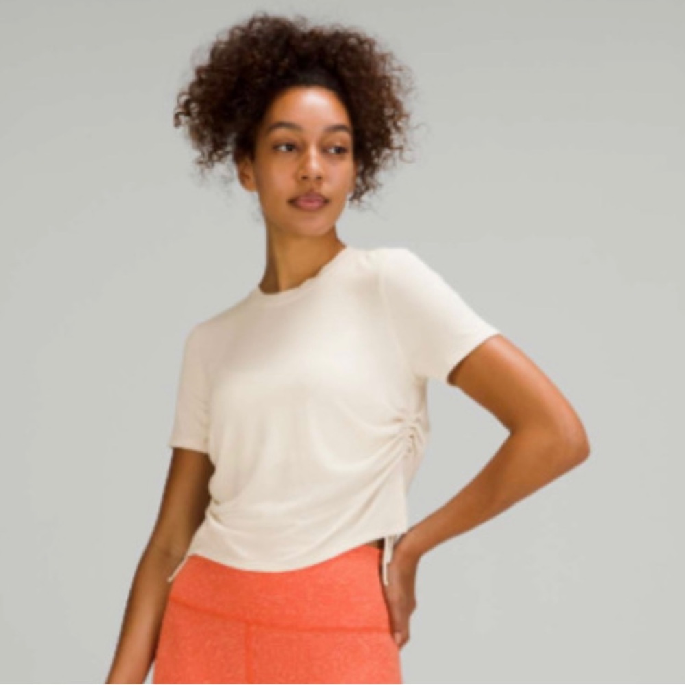 BRAND NEW LULULEMON Side Cinch Ribbed Shirt